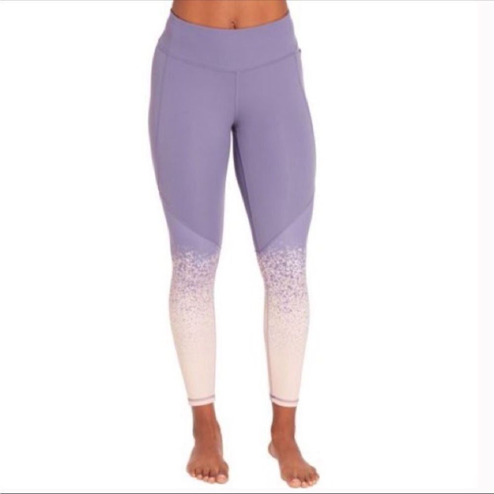 CALIA Carrie Underwood Ombré Leggings Purple Blush 7/8 High Rise XS‎ NWT Yoga
